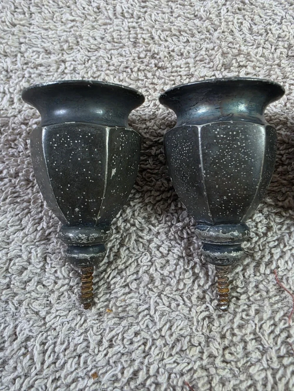 Vintage Screw In Candle Holders Set Of Four